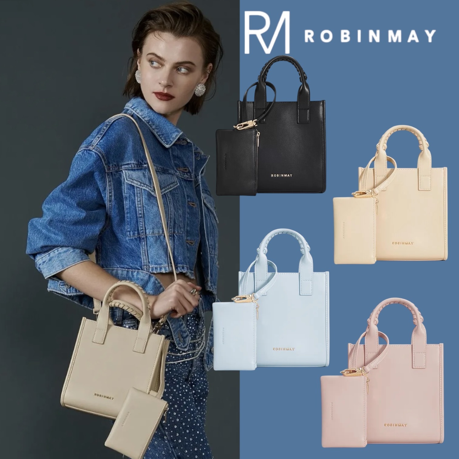 ★ROBINMAY☆日月星河手提包 WB056 トートバック/送料込