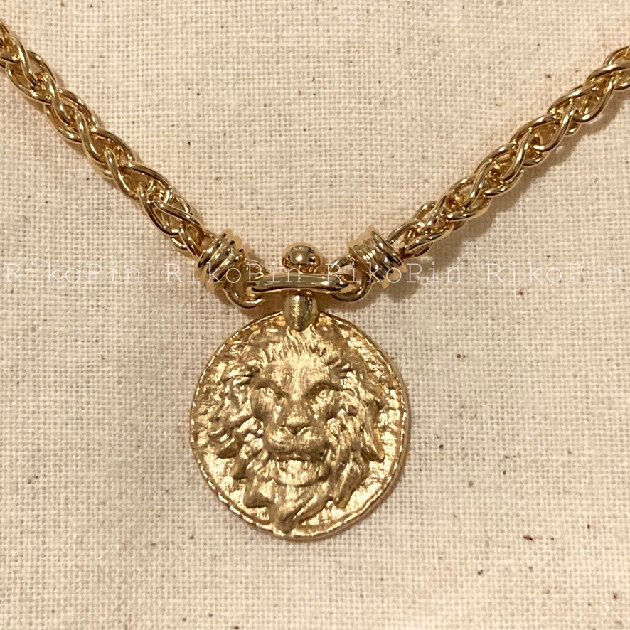 【TEMPLE OF THE SUN】Leon ゴールドコインネックレス/18k