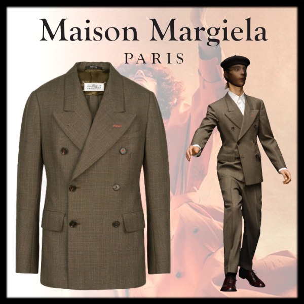 正規品販売! 新作【Maison Margiela】チェックウール ジャケット