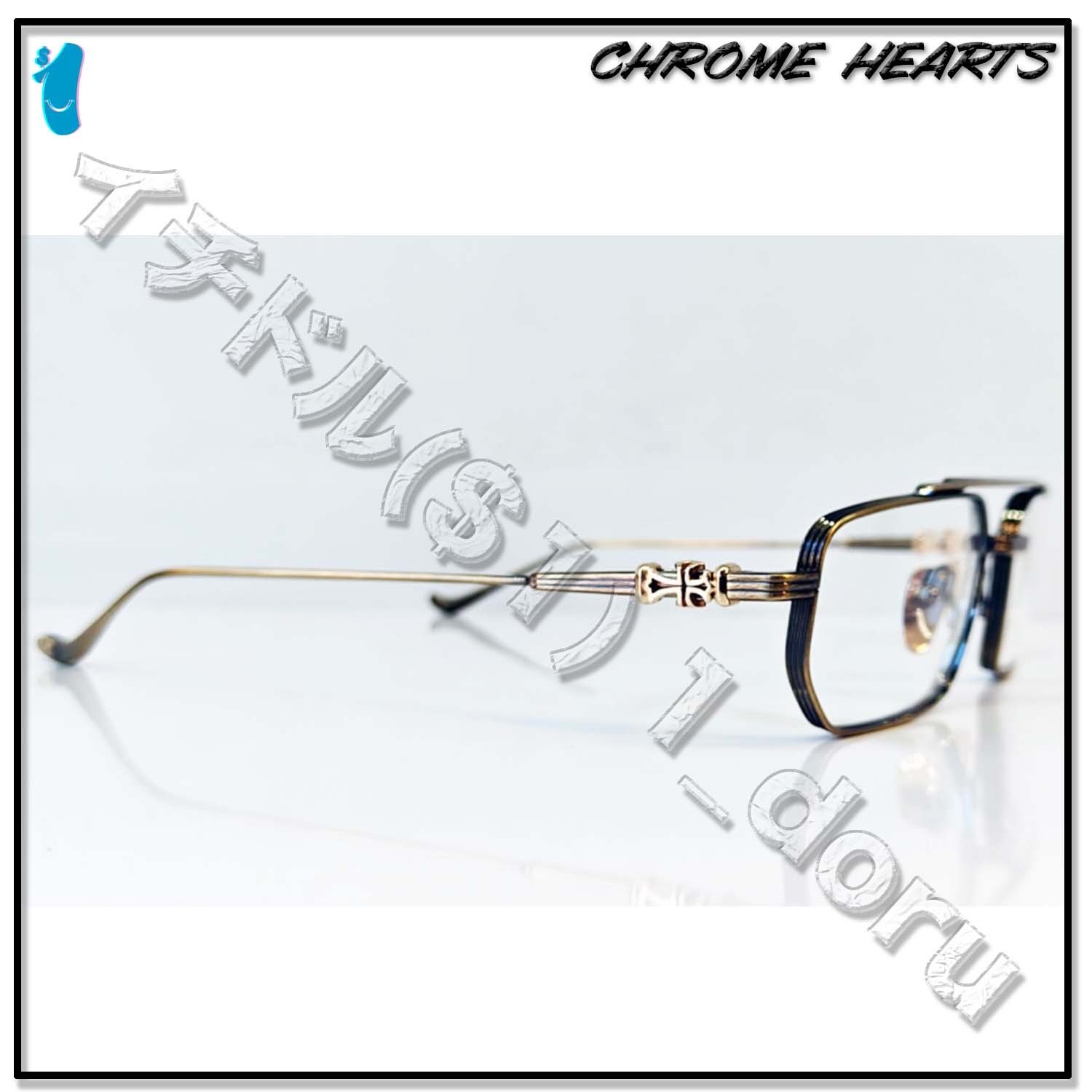 CHROME HEARTS◆眼鏡 メガネ Gnarlin Black 黒 GNARLIN-BK GNARLIN-BK - 海外通販のBUYMA