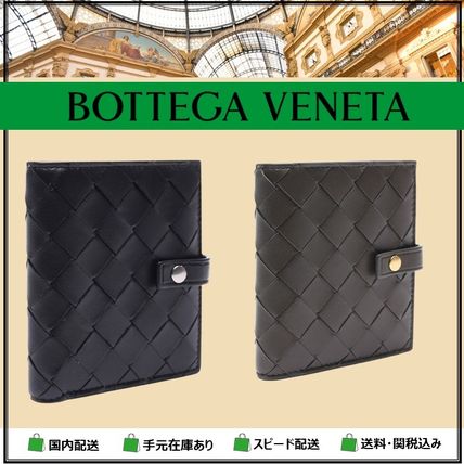 三つ折り BOTTEGA VENETA(ボッテガヴェネタ) 折りたたみ財布(メンズ ...