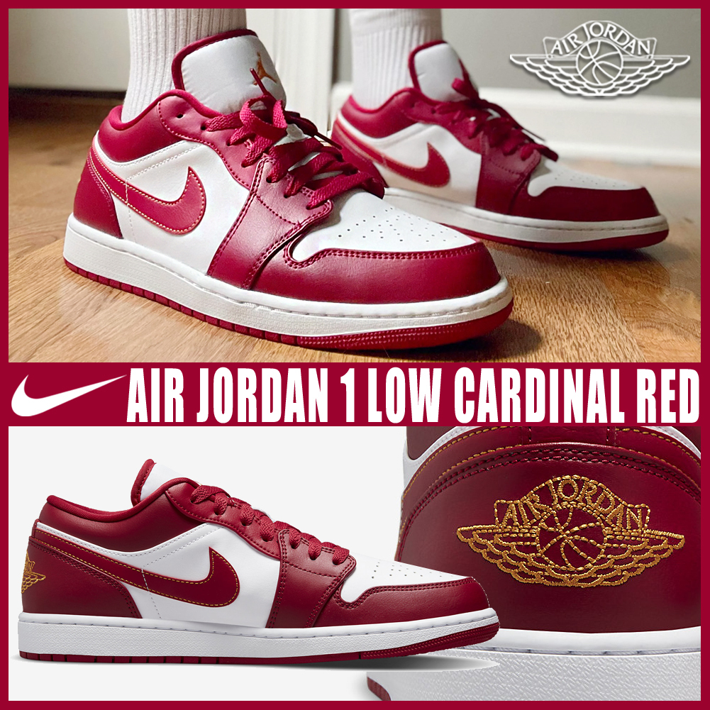 ◆正規品◆NIKE AIR JORDAN 1 LOW CARDINAL RED◆関税/送料込◆