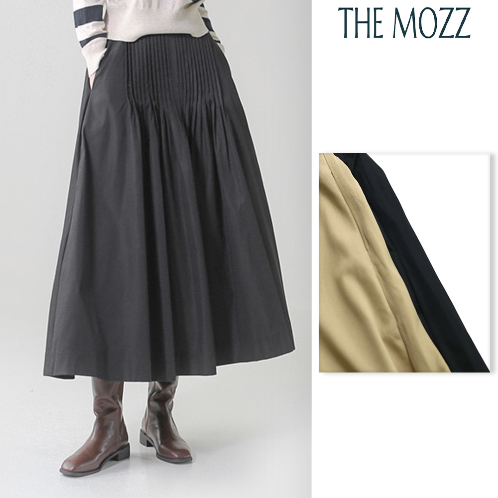 【THE MOZZ】eve pintuck skirt