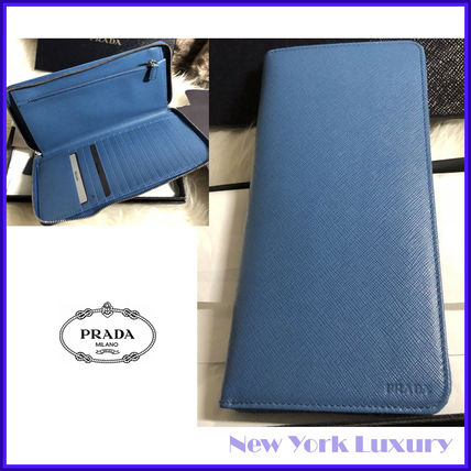 ブルー(青)系 PRADA(プラダ) 長財布(メンズ) - 海外通販のBUYMA ブルー(青)系 PRADA(プラダ) 長財布(メンズ) - 海外通販のBUYMA