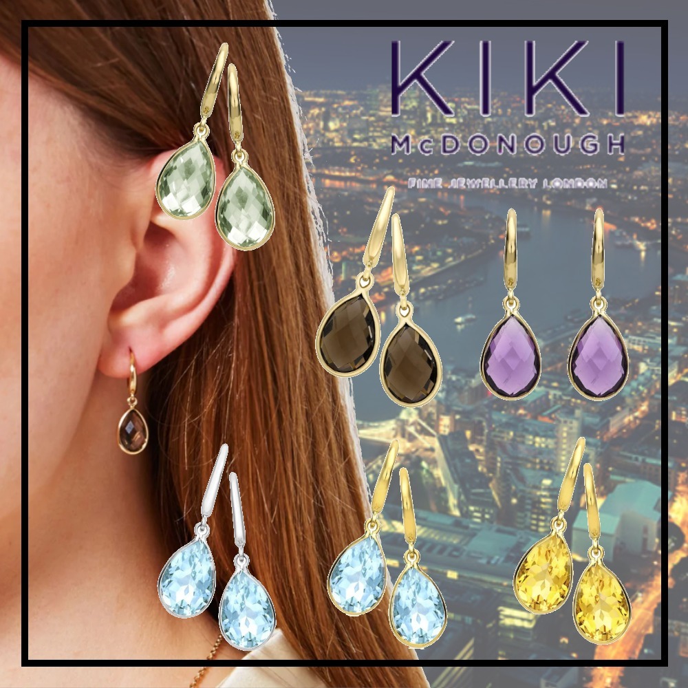 ★キャサリン妃ご愛用 【Kiki Mcdonough】 ピアス アクセサリー