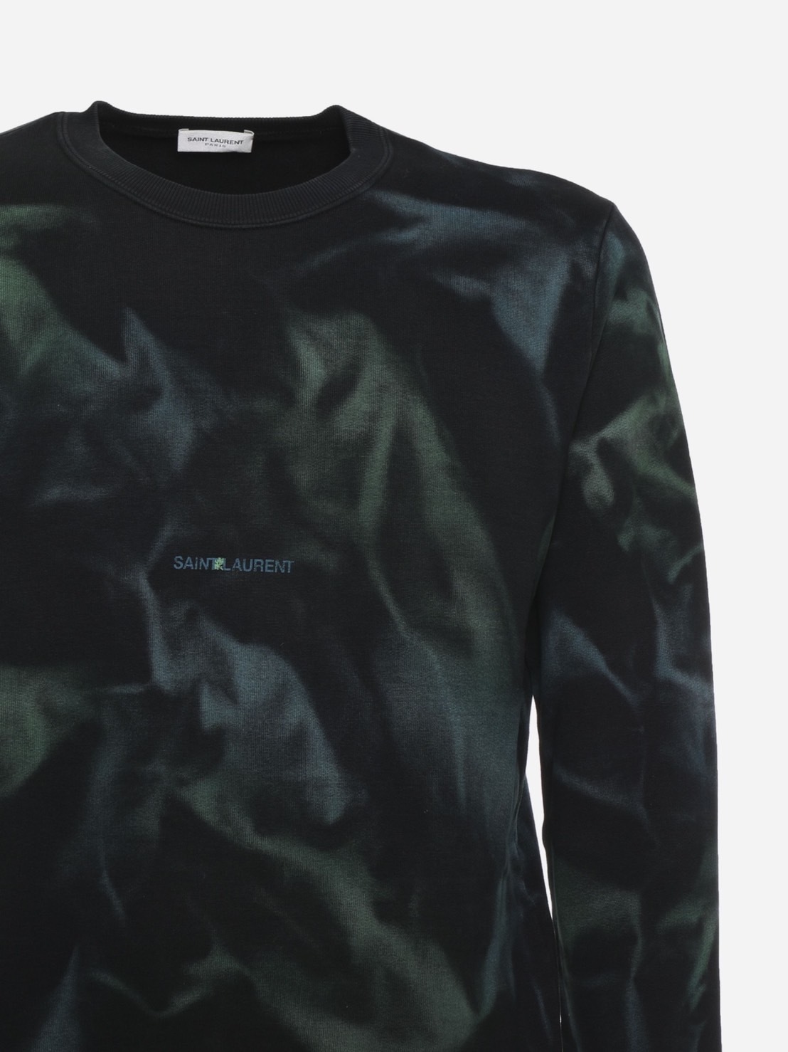 【SAINT LAURENT】タイダイモチーフコットンスウェットシャツ