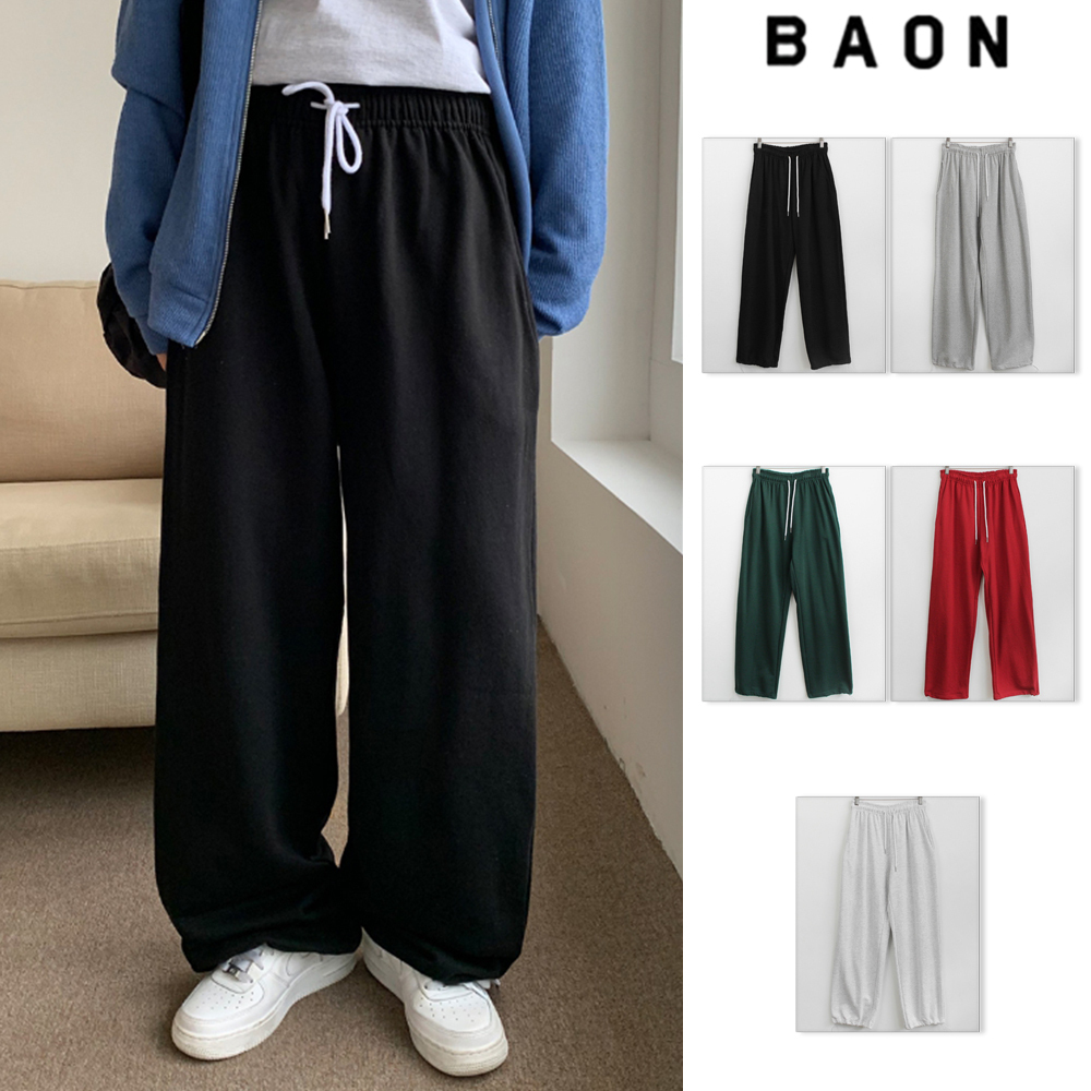 【BAON】[unisex] Recon String Training Jogger Pants