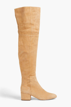 Sergio Rossi More Boots Suede Block Heels Boots Boots