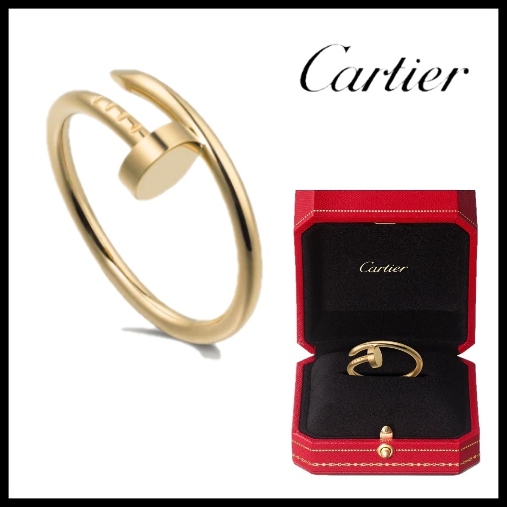 Cartier★すぐ届く♪大人気ジュスト アン クル リング指輪 Small