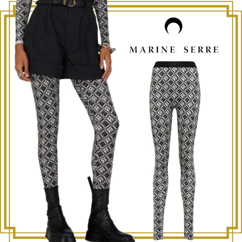 ◆関税込◆ Marine Serre Moon Diamond Fuseaux レギンス