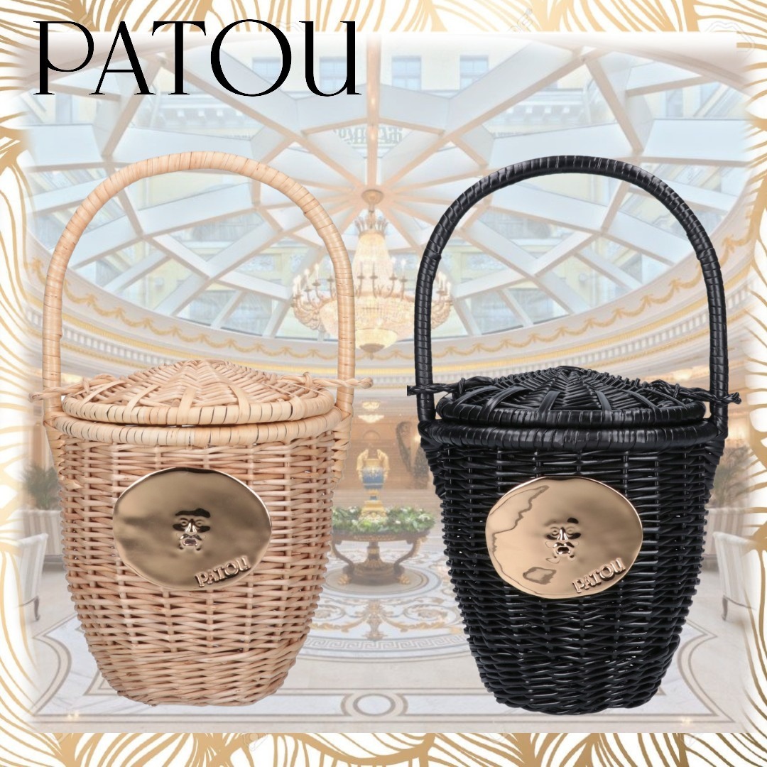最大98%オフ! PATOU パトゥ ウィッカー バケットバッグ かごバッグ
