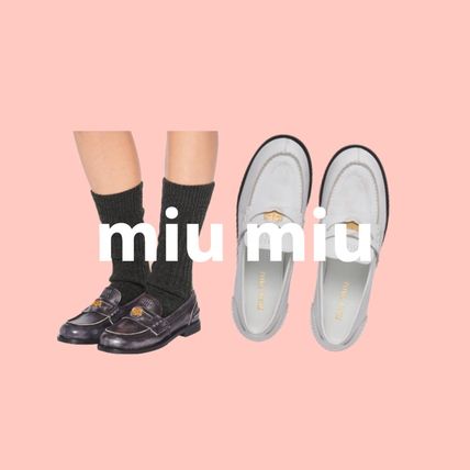 厚底 MiuMiu x 靴・シューズ(レディース) - 海外通販のBUYMA