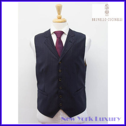 ネイビー（紺）系 BRUNELLO CUCINELLI(ブルネロクチネリ) ベスト