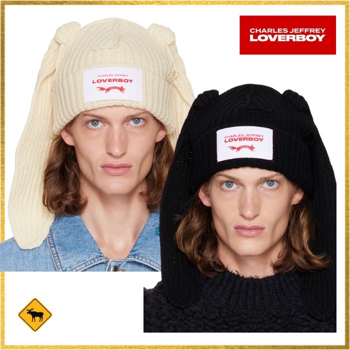 CHARLESJEFFREYLOVERBOY ニット帽 うさぎ耳 ラバーボーイ 【500円引き