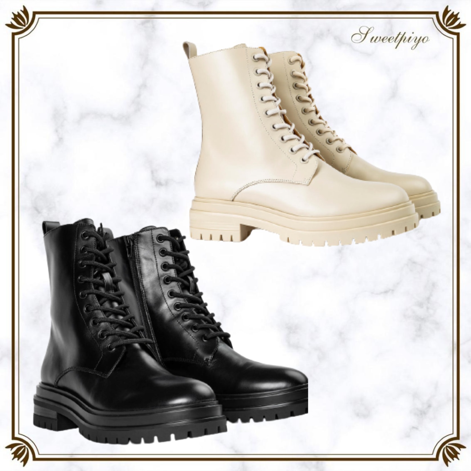 TONY BIANCO☆Wya アンクルブーツ レースアップ ヒール4.5cm