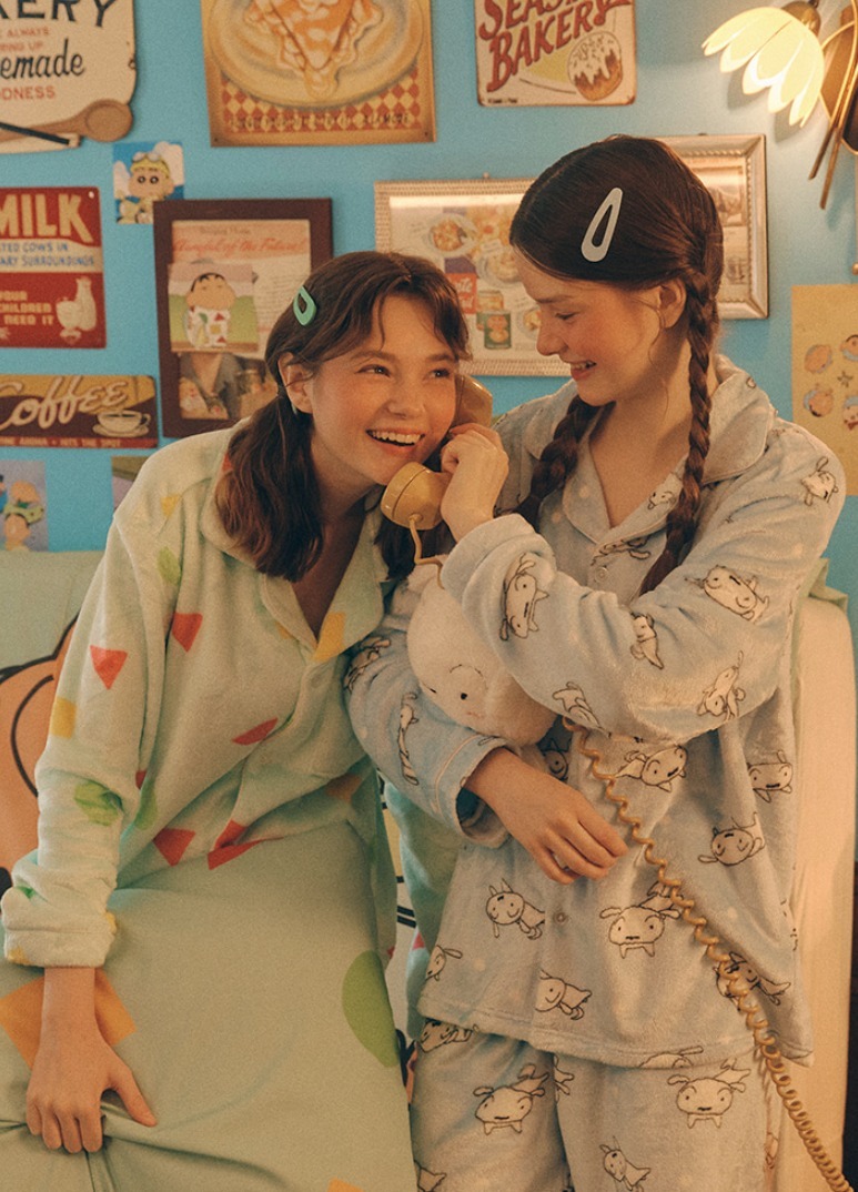 ☆【SPAO】☆クレヨンしんちゃんコラボふわふわパジャ.マ
