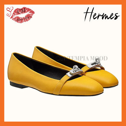 HERMES x バレエシューズ(レディース) フラットシューズ(レディース ...