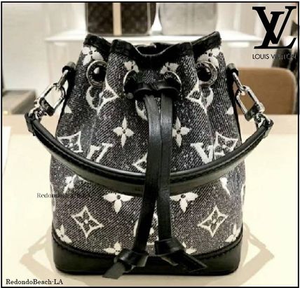 louis vuitton denim bucket bag