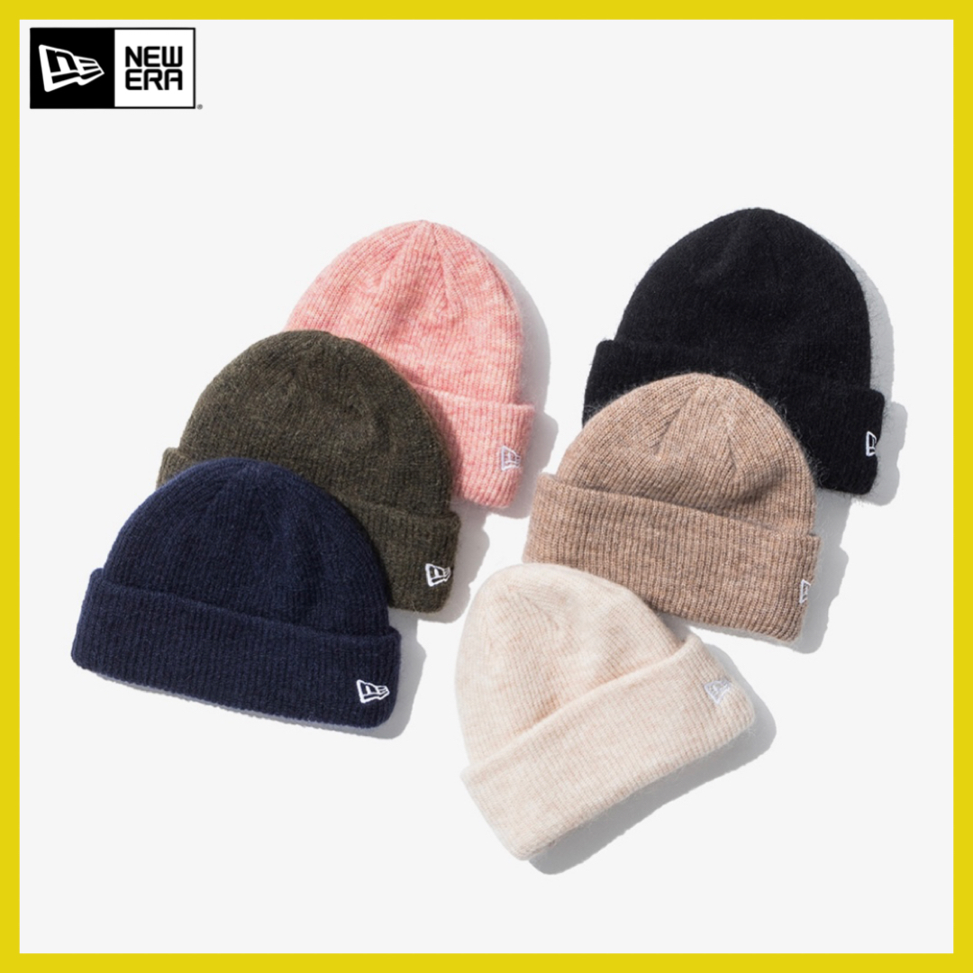 ☆Newera☆ MOHAIR BIG RIB CUFF ビーニー帽 全6色