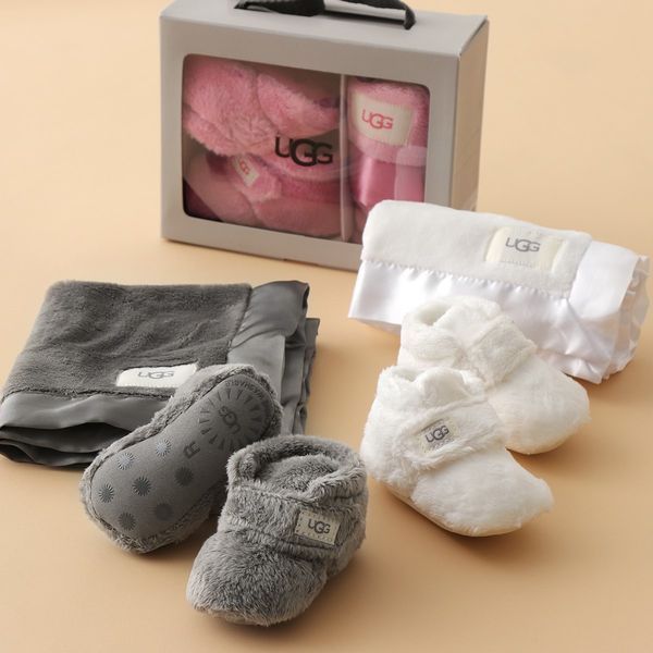 UGG BABY シューズ ブランケット ギフト 1094823 ファー ロゴ