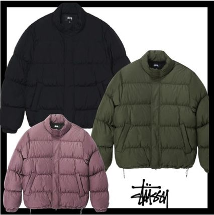 STUSSY Down Jackets Unisex Street Style Logo Skater Style Down Jackets