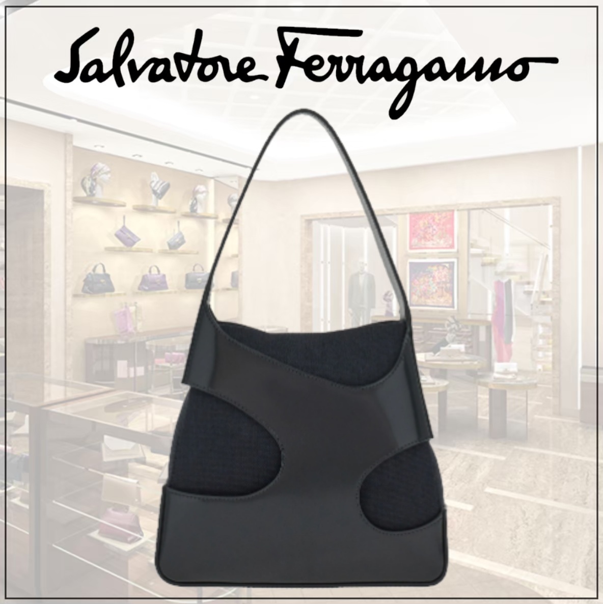 [Salvatore Ferragamo]サルヴァトーレフェラガモ/ホーボーバッグ