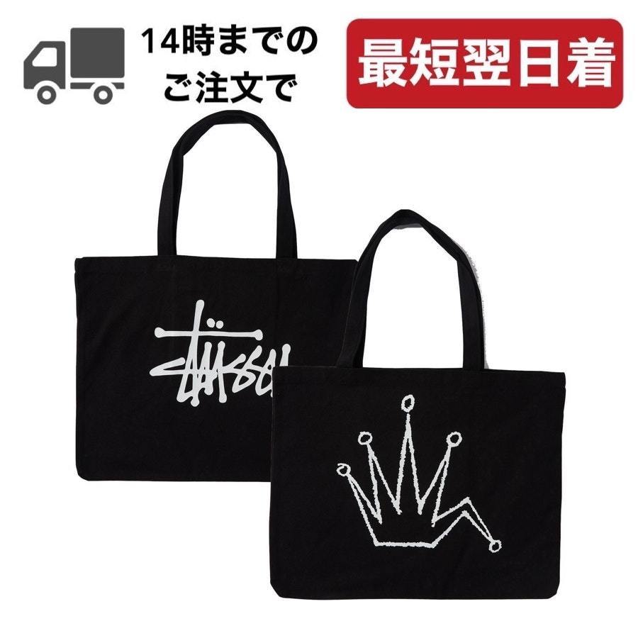 送料追跡込 [STUSSY] BROKEN CROWN TOTE BAG トート