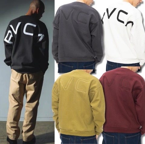 【国内発】RVCA メンズ FAKE RVCA CREW トレーナー 2022秋冬