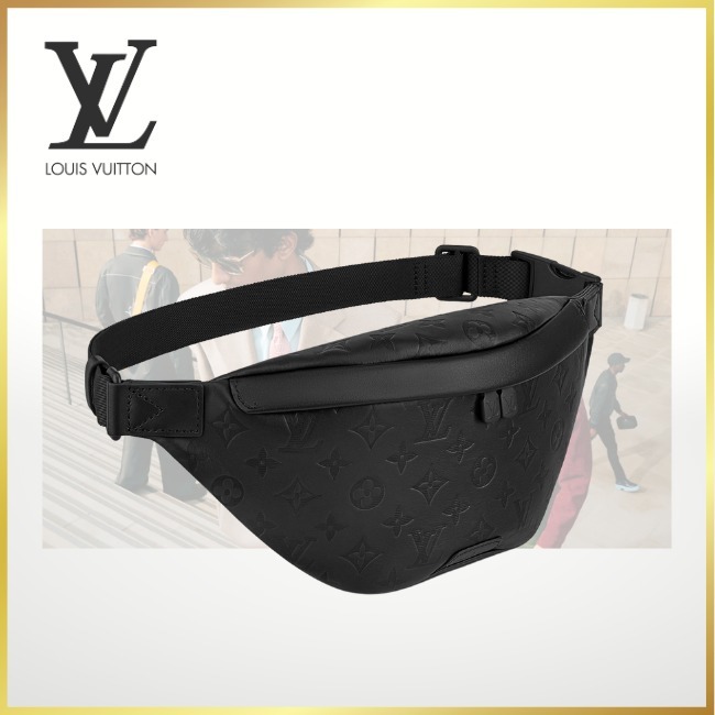 [ Louis Vuitton★ディスカバリー]バムバッグ PM★Black レザー
