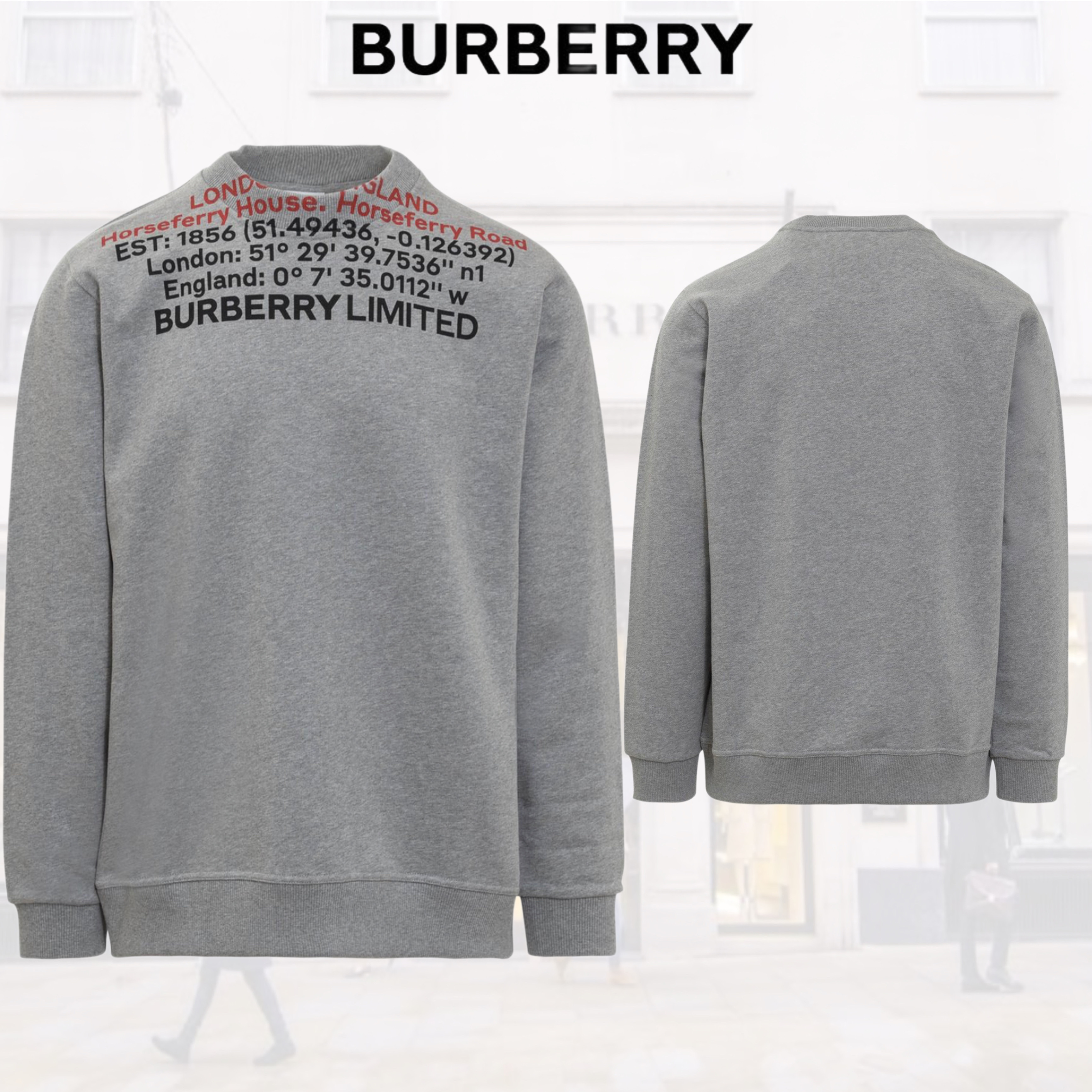 玄関先迄納品 BURBERRY バーバリー ロンドン イングランド スウェット