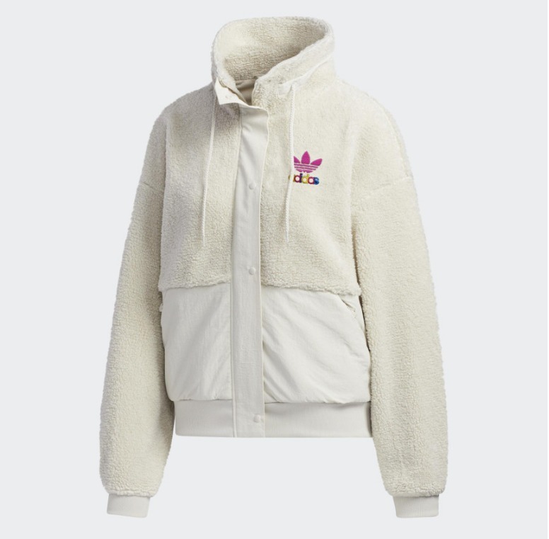 かわいい☆adidas☆adwards フリースジャケット かわいい☆adidas☆adwards フリースジャケット (adidas