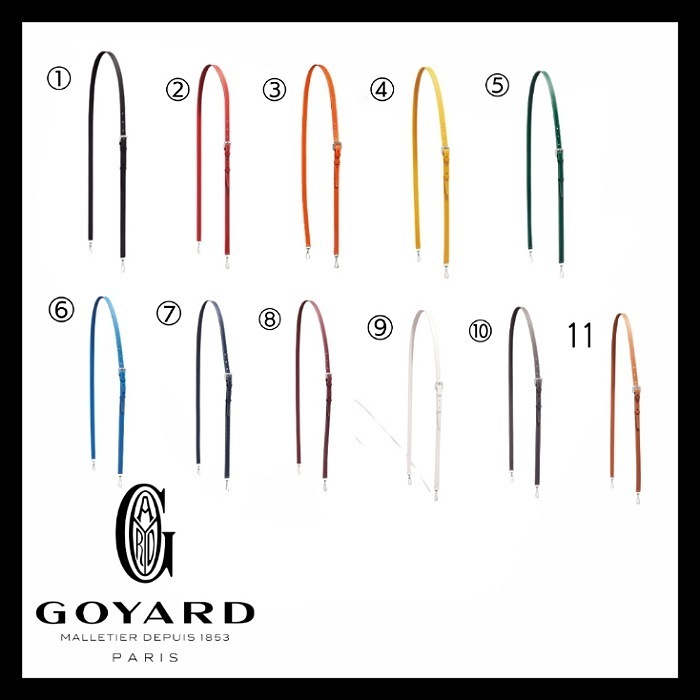 GOYARD レザー ストラップPM 11カラー