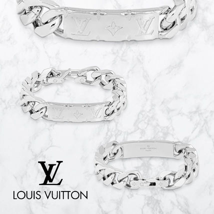 Authentic Louis Vuitton Silver Blossom Chain Bracelet