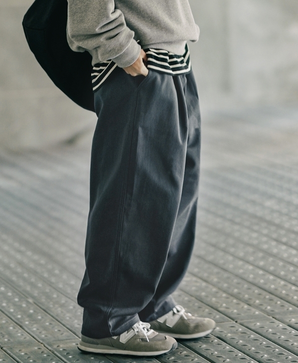 Dyclez正規品★22AW★Pier ワンタックワイドパンツ Dyclez正規品☆22AW☆Pier ワンタックワイドパンツ (dyclez