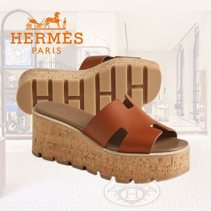 ウエッジ HERMES x サンダル・ミュール(レディース) - 海外通販のBUYMA