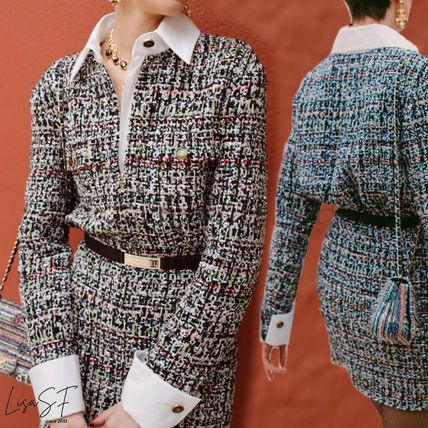 ツイード CHANEL(シャネル) ワンピース(レディース) - 海外通販のBUYMA