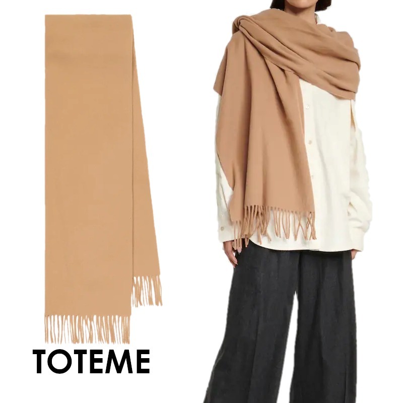 残りわずか TOTEME フリンジ ウールマフラー - www.corredinoneonato.it