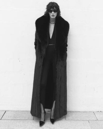 Saint Laurent(サンローラン) ムートン・ファーコート(レディース ...