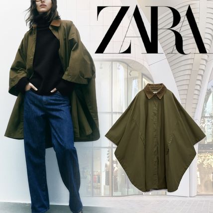 ZARA(ザラ) ポンチョ・ケープ(レディース) - 海外通販のBUYMA