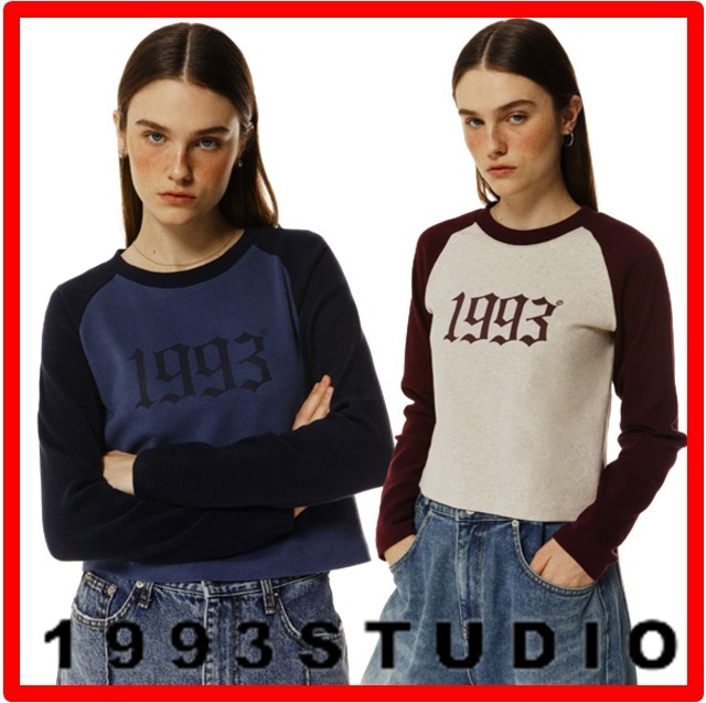 ☆韓国の人気☆【1993 STUDIO】☆1993 RAGLAN LONG SLEEV.E☆
