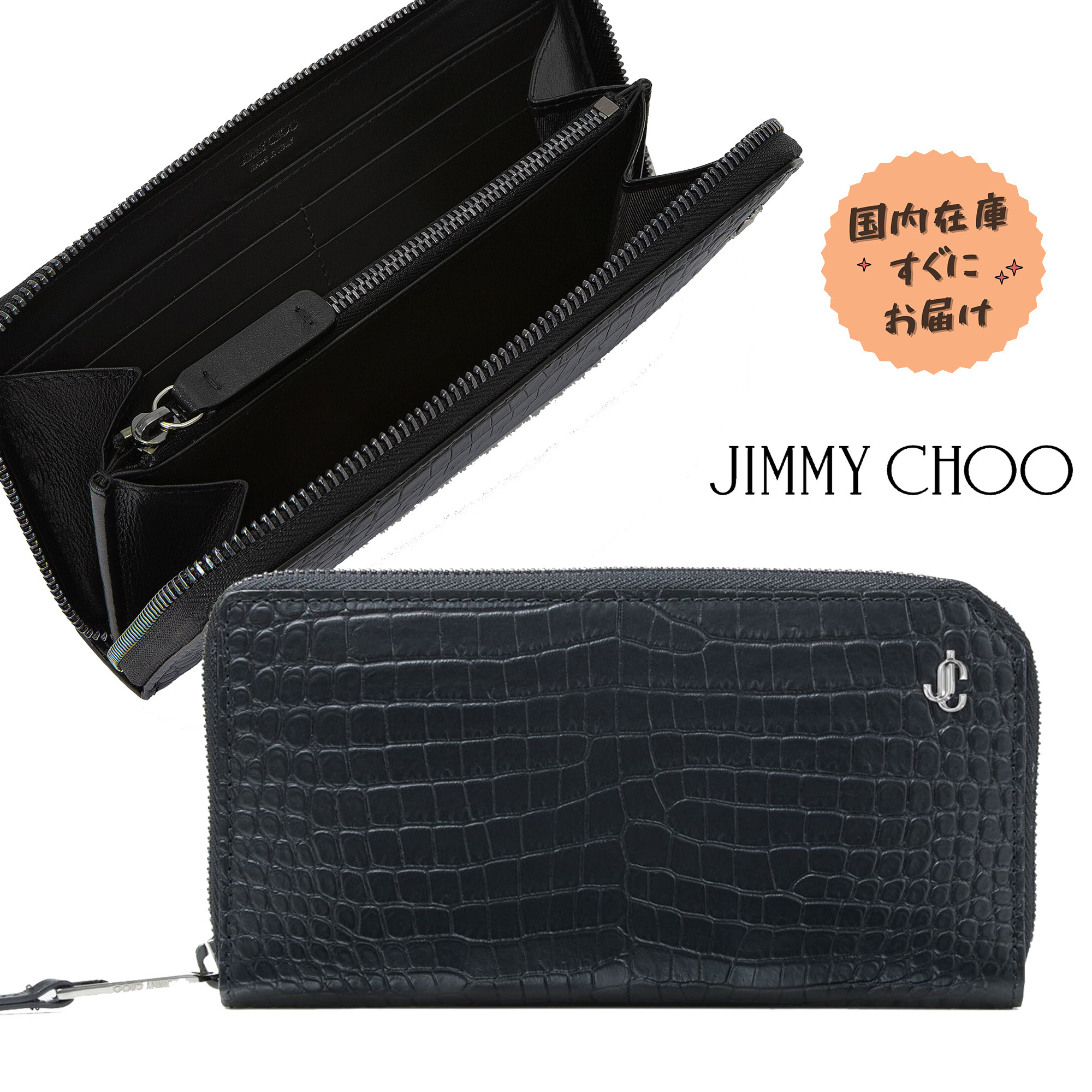 CARNABY/ラウンドファスナー/長財布/--/BLK/ユニセックス