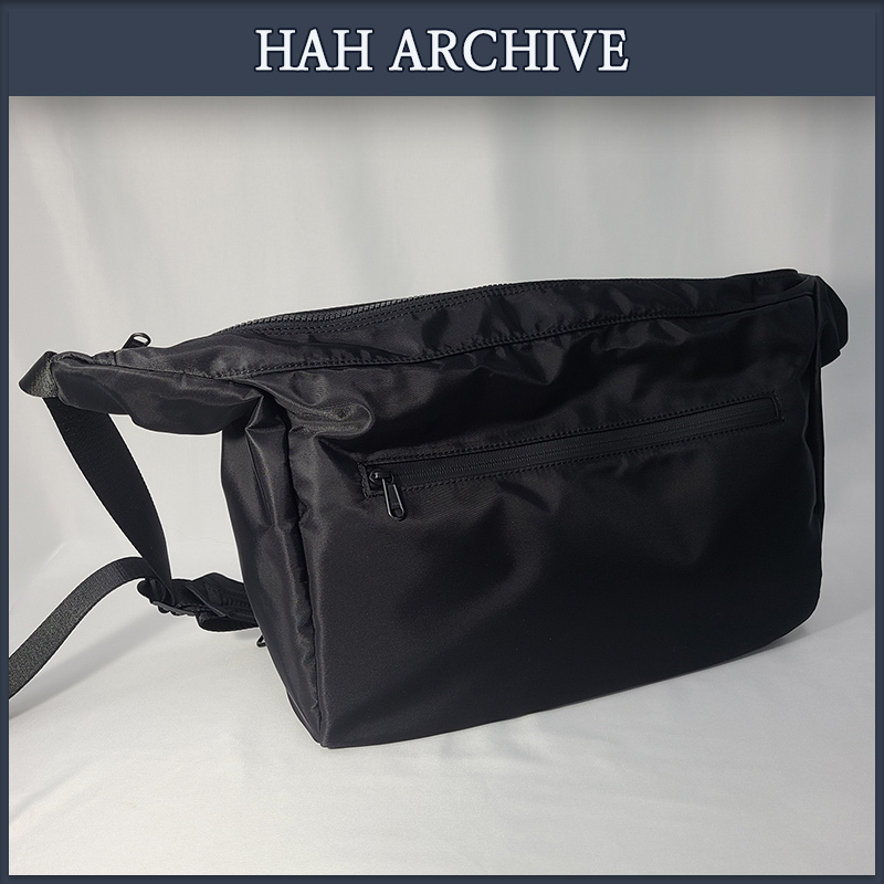 【HAH ARCHIVE】送料・関税込★Ark Black Messenger Bag