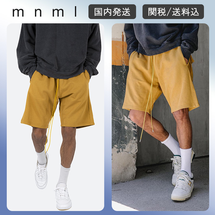 大人気！mnml ★FLAP POCKET スウェット ショーツ★クーポン付き
