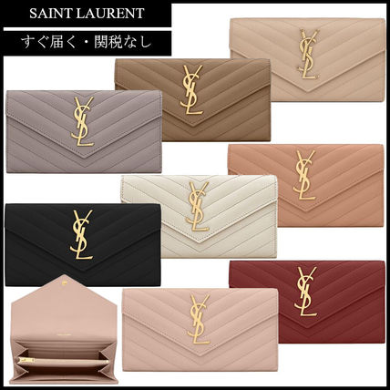 モノグラム Saint Laurent(サンローラン) 長財布(レディース) - 海外