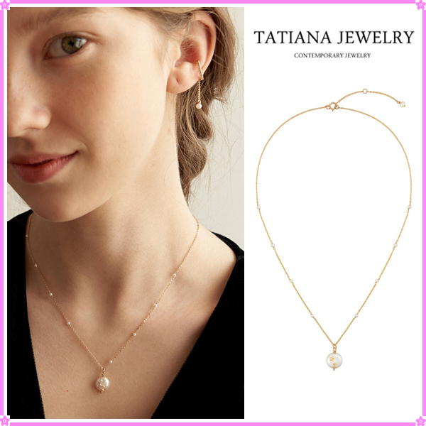 【TATIANA】Mignon Pearl Point Necklace_NZ1141〜ネックレス