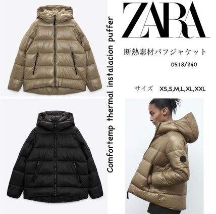 L ZARA(ザラ) ダウンジャケット・コート(レディース) - 海外通販のBUYMA