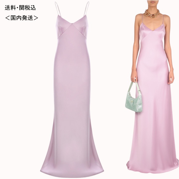 【MAX MARA】Envers サテン クレープ ドレス