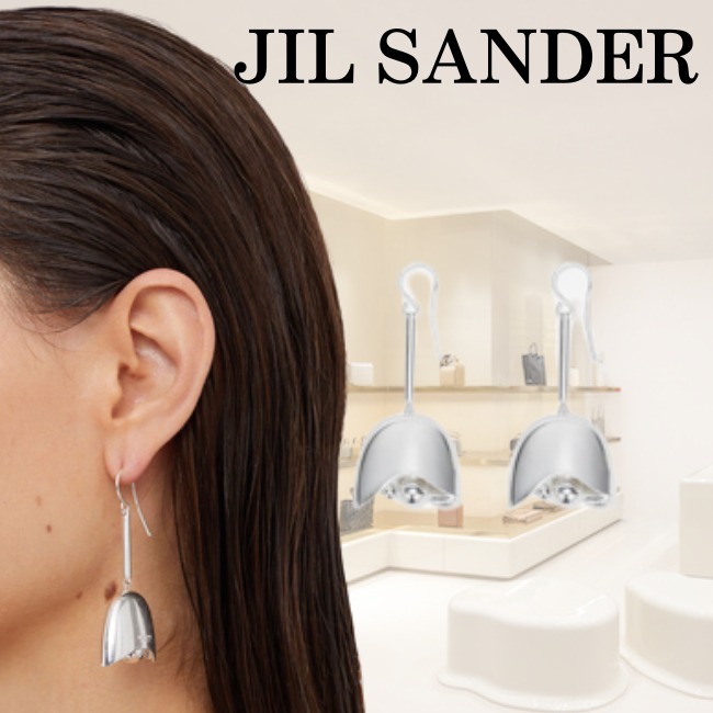 ずっと気になってた JIL SANDER♡ハンドメイド真鍮フラワーピアス