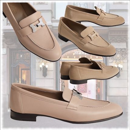 モカシン パリ HERMES(エルメス) ローファー・オックスフォード ...