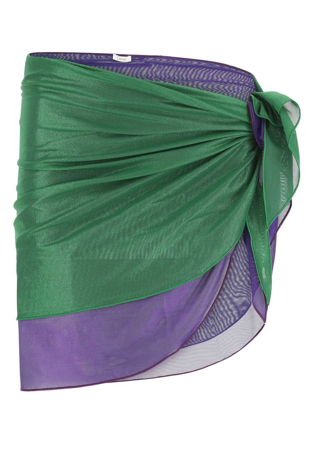 水着・ビーチグッズその他 Oseree SWIMWEAR (MGF224 GREENPURPLE)